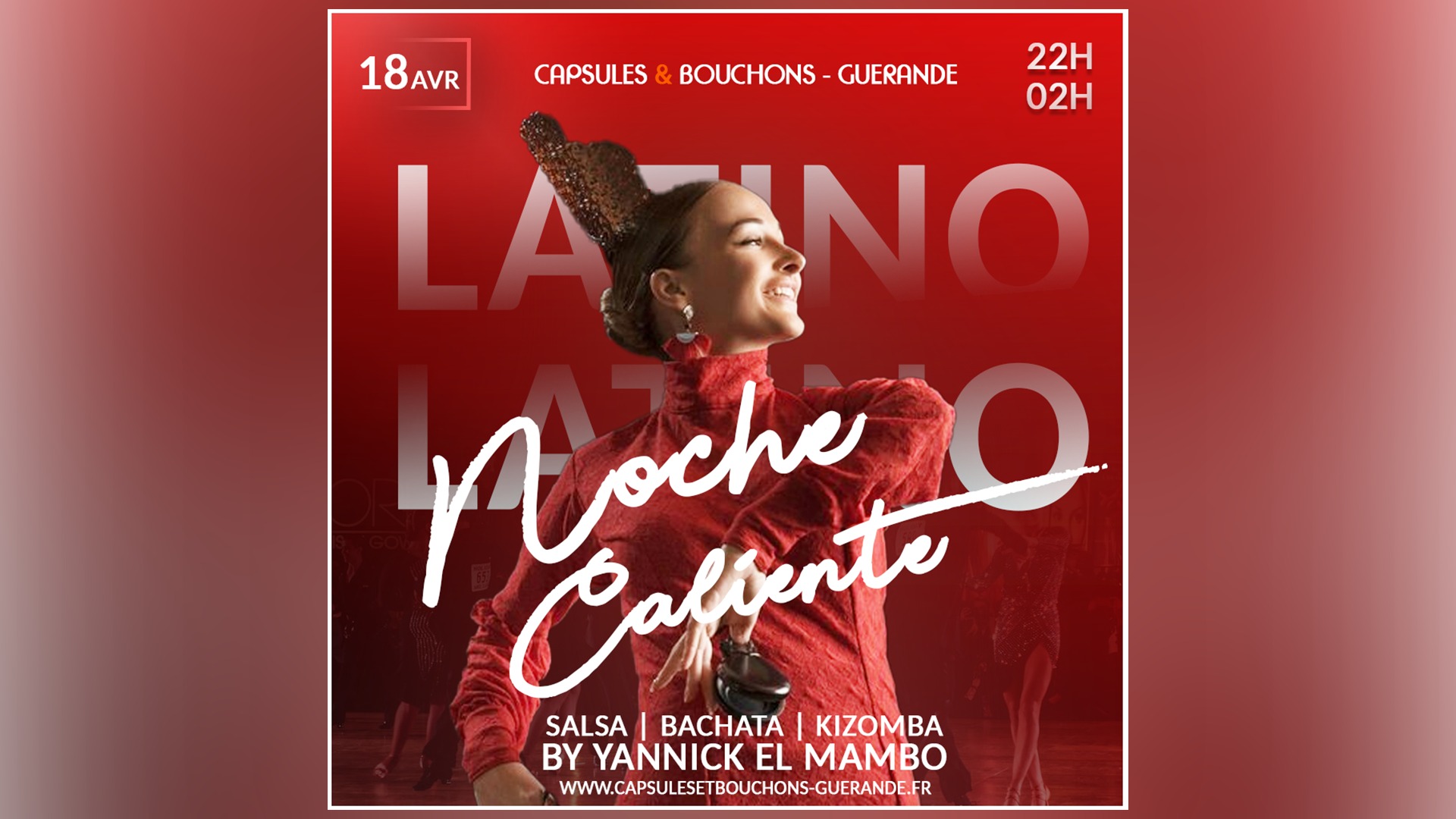 Affiche de Noche Caliente - Soirée Latino SBK