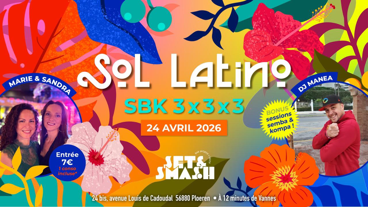 Affiche de Soirée Salsa Bachata Kizomba 