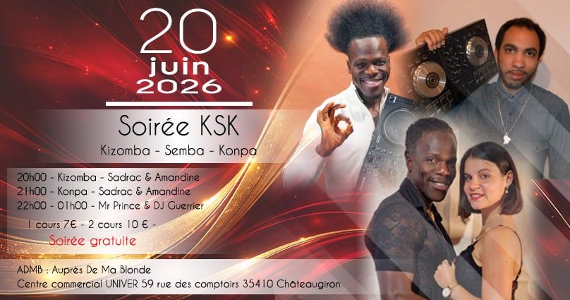 Affiche de Dancing Night (kiz-Semba-Konpa)