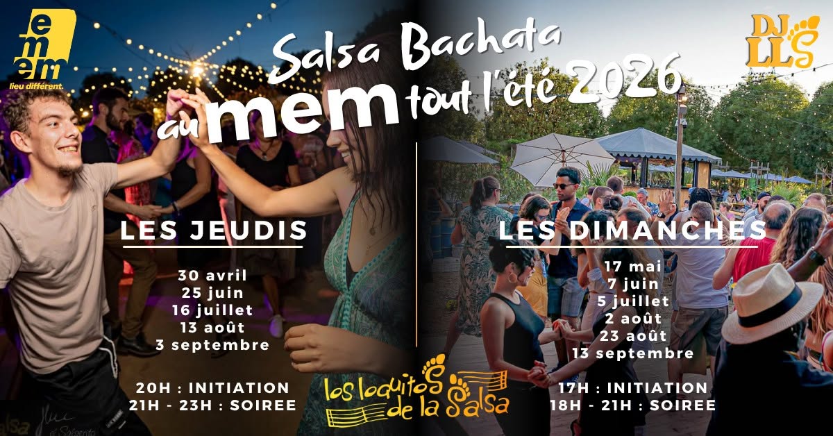 Affiche de Salsa Bachata au mem avec Los Loquitos