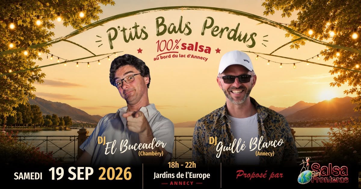 Affiche de P'tit Bal Perdu Salsa du samedi 19 septembre