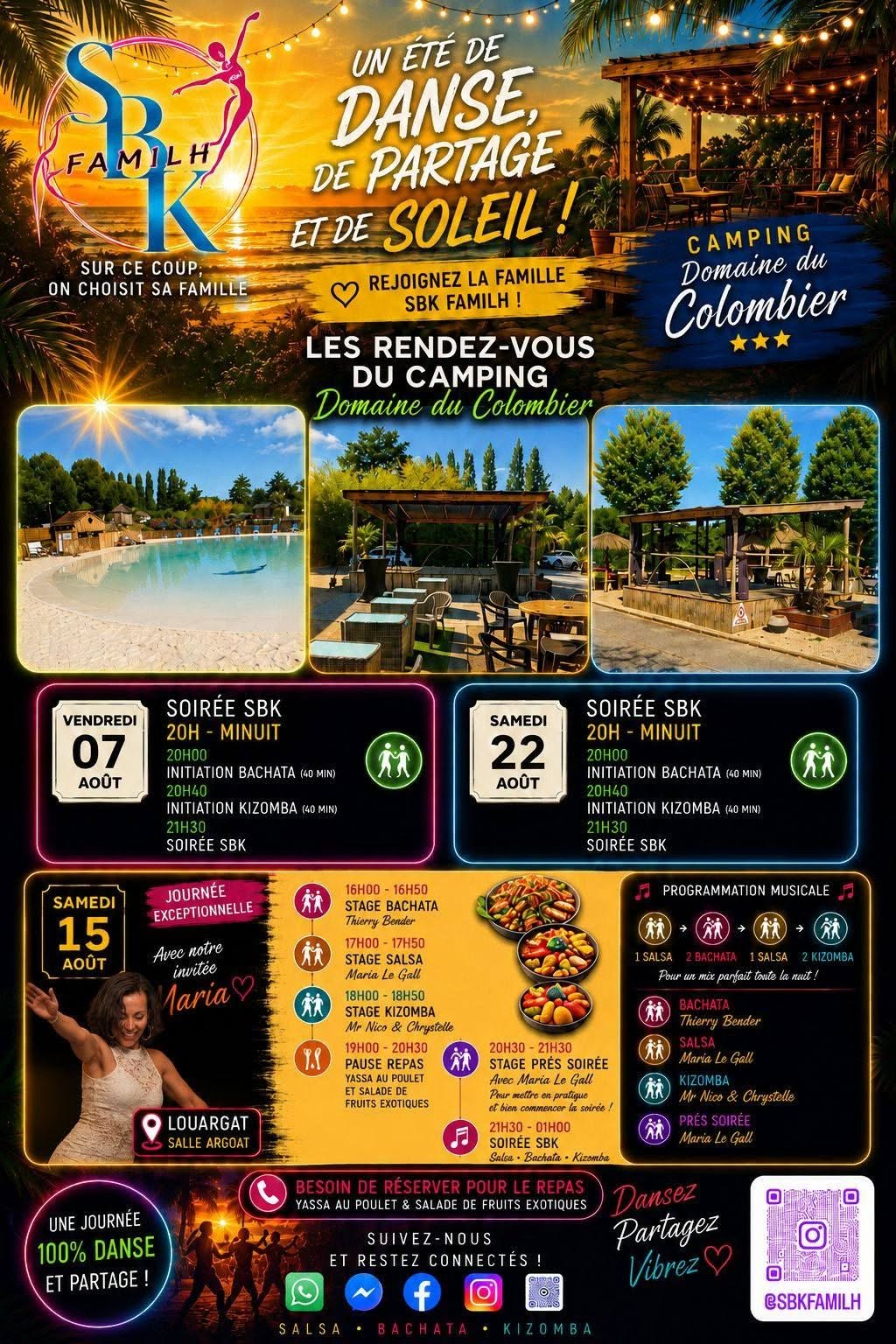 Affiche de SBK Familh au camping 