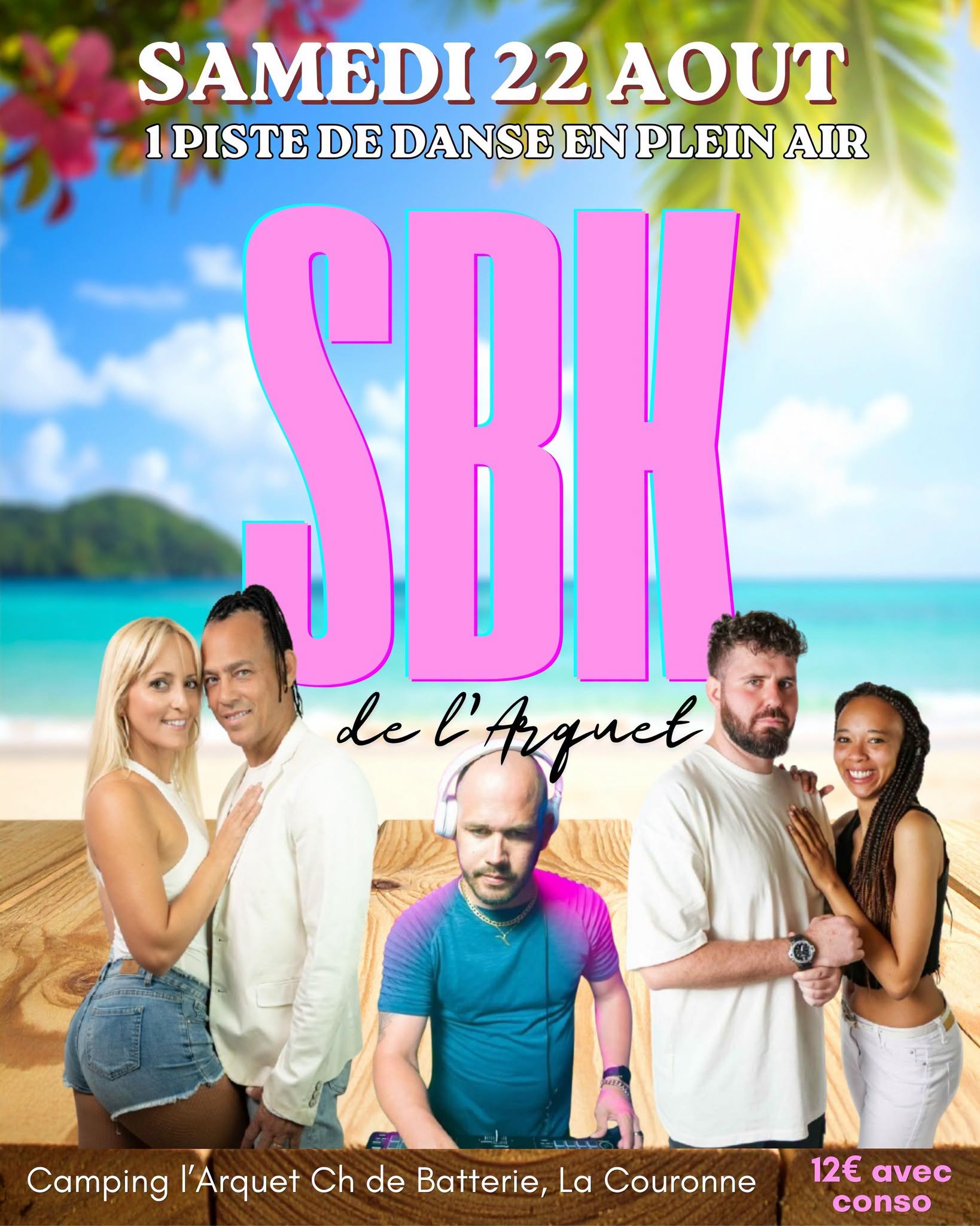 Affiche de Soirée SBK à l'Arquet