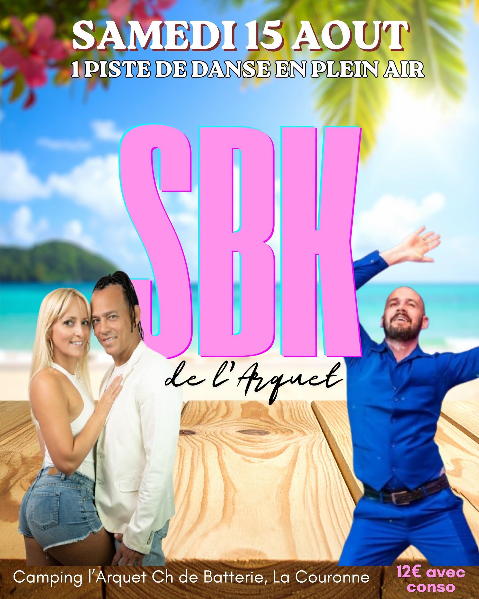 Affiche de Soirée SBK à l'Arquet