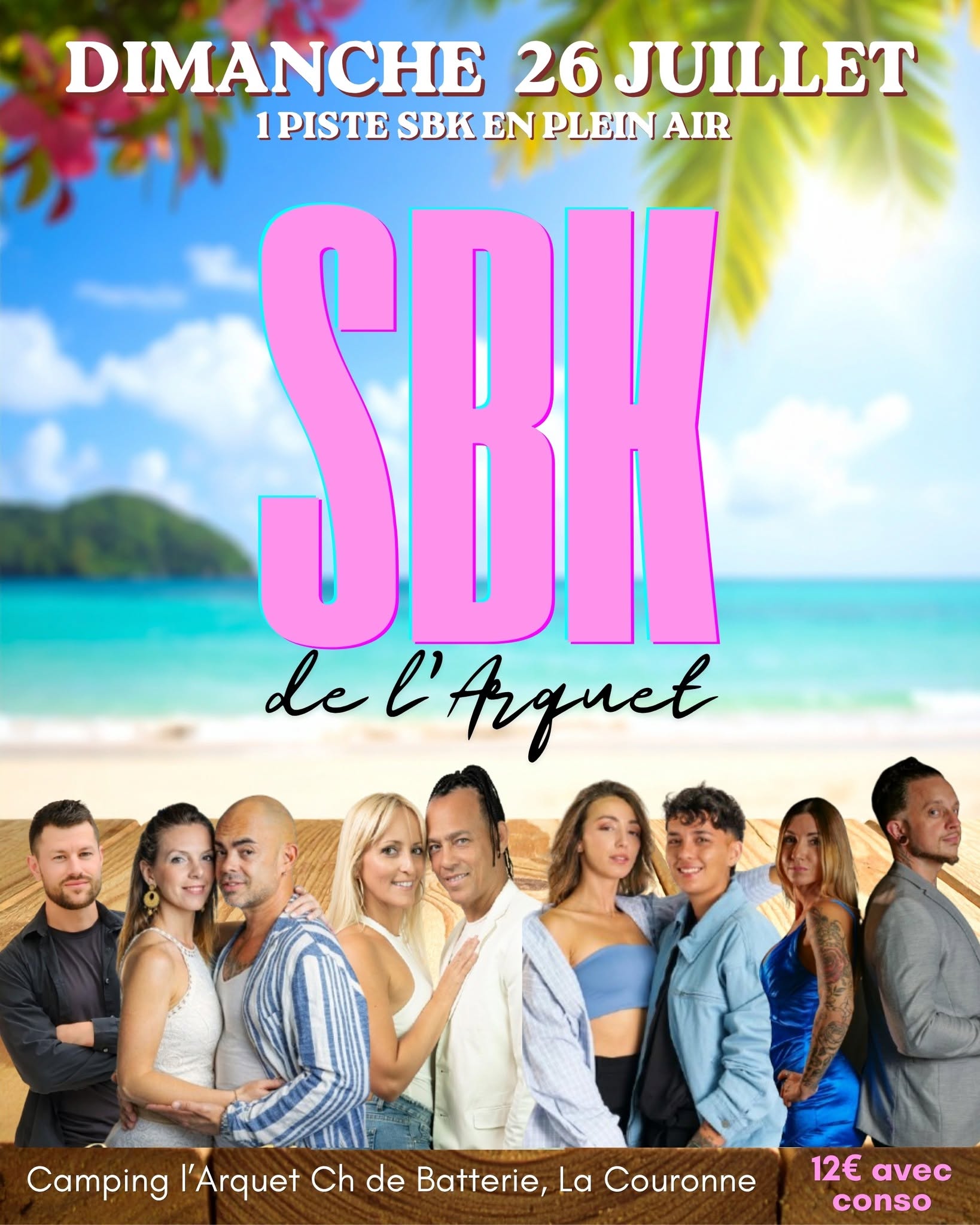 Affiche de Soirée SBK à l'Arquet