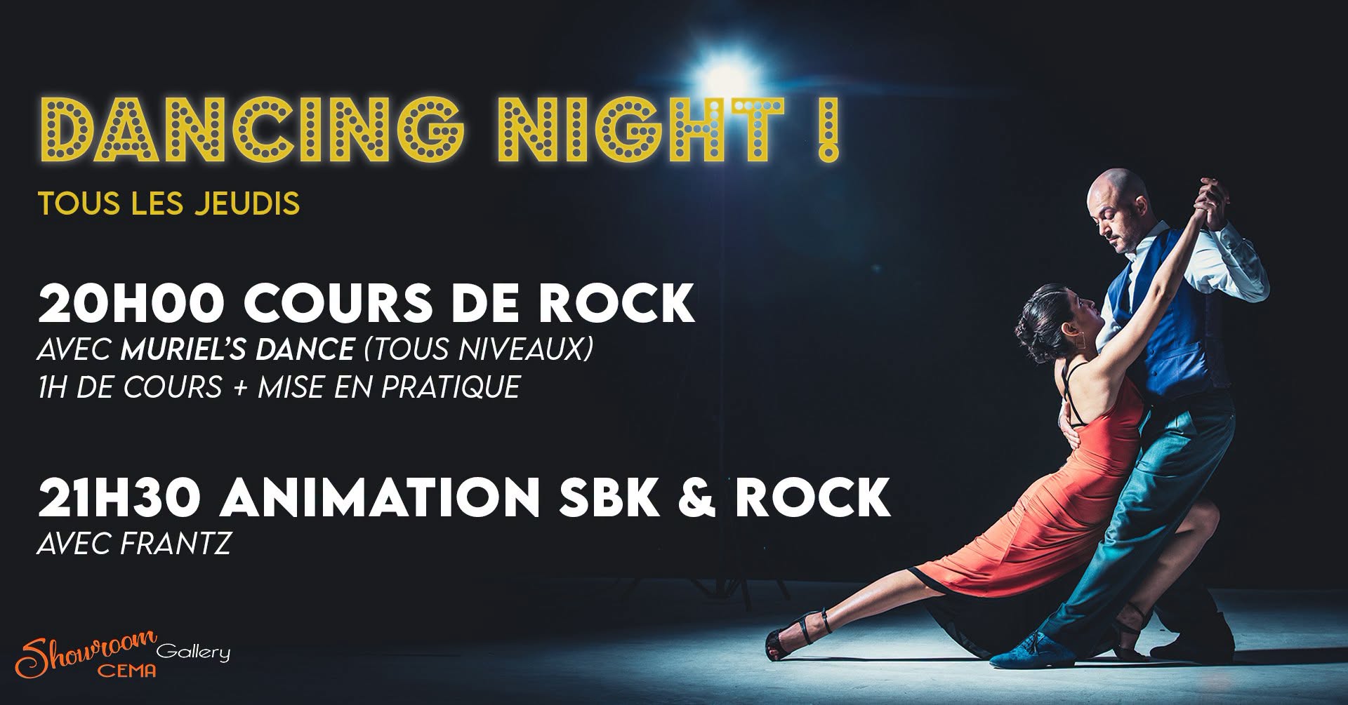 Affiche de Soirée SBK-R - Showroom Gallery CEMA